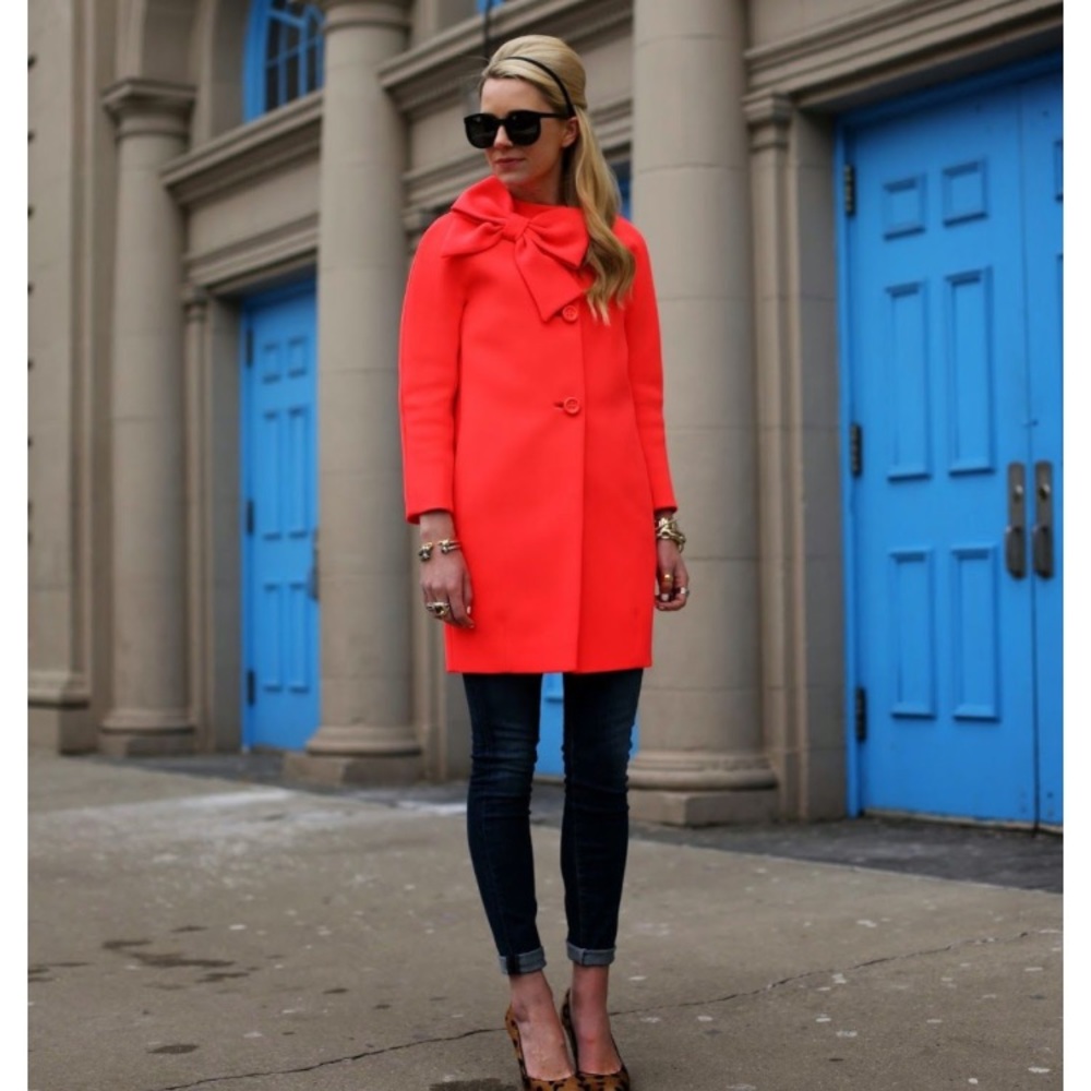 Kate Spade Dorothy Coat in Geranium Size 0